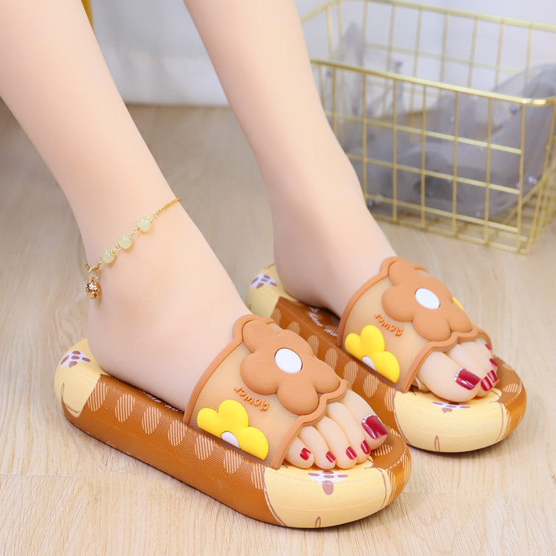 6 Colors Cute Flower Home Wear Sandals ON878