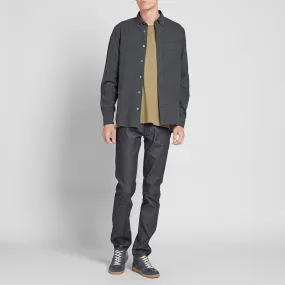 Acne Studios Isherwood Brushed Flannel ShirtDark Grey