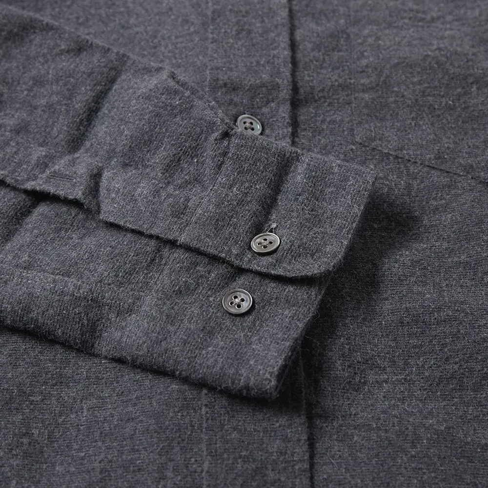 Acne Studios Isherwood Brushed Flannel ShirtDark Grey