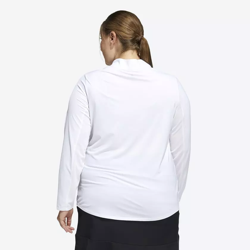 Adidas Ultimate365 Women's White Golf Shirt (Plus Size) HA3396