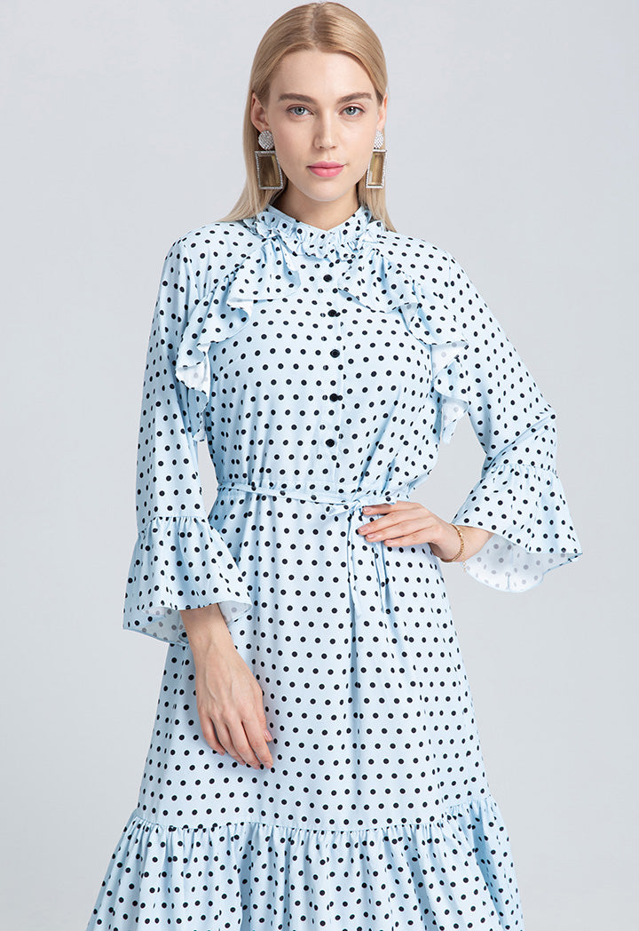 Allover Polka Dots Dress