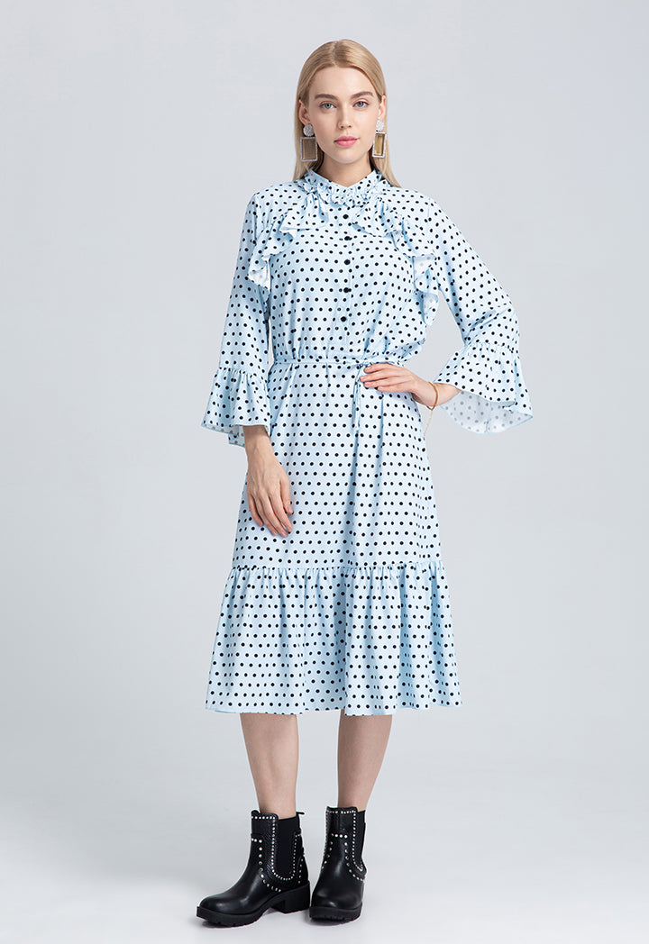 Allover Polka Dots Dress