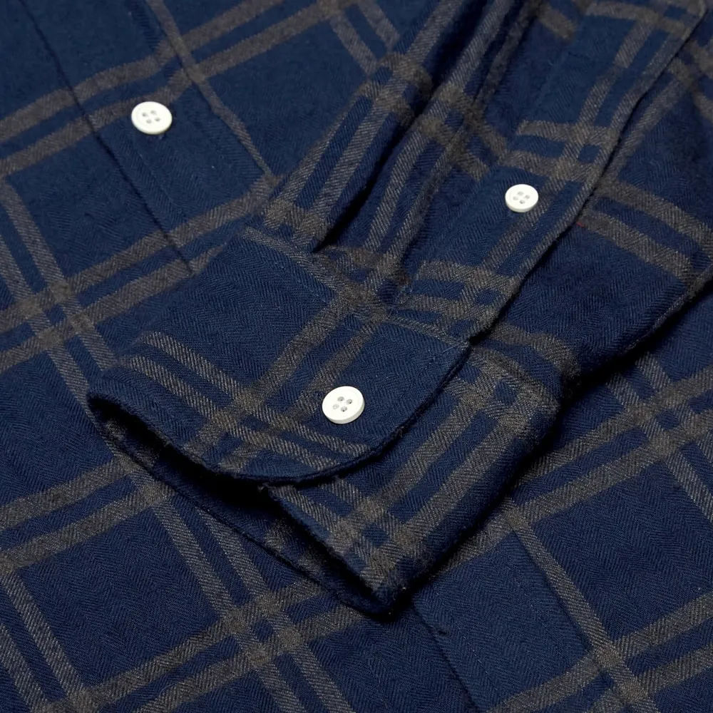 Band of Outsiders Check Flannel ShirtNavy