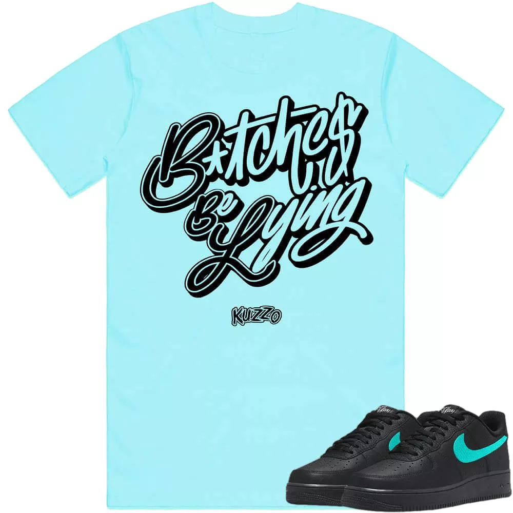 BBL : Sneaker Shirt to Match : Tiffany AF1 Air Force Ones