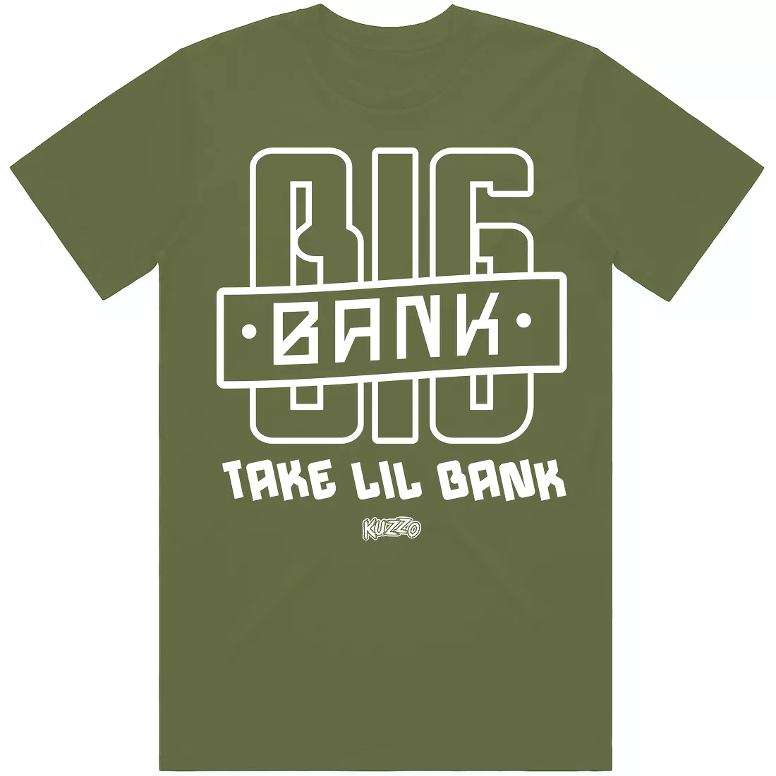 BIG BANK : Sneaker Shirt to Match : Olive