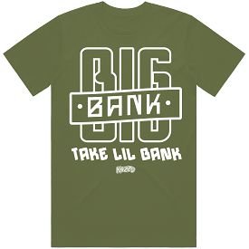 BIG BANK : Sneaker Shirt to Match : Olive