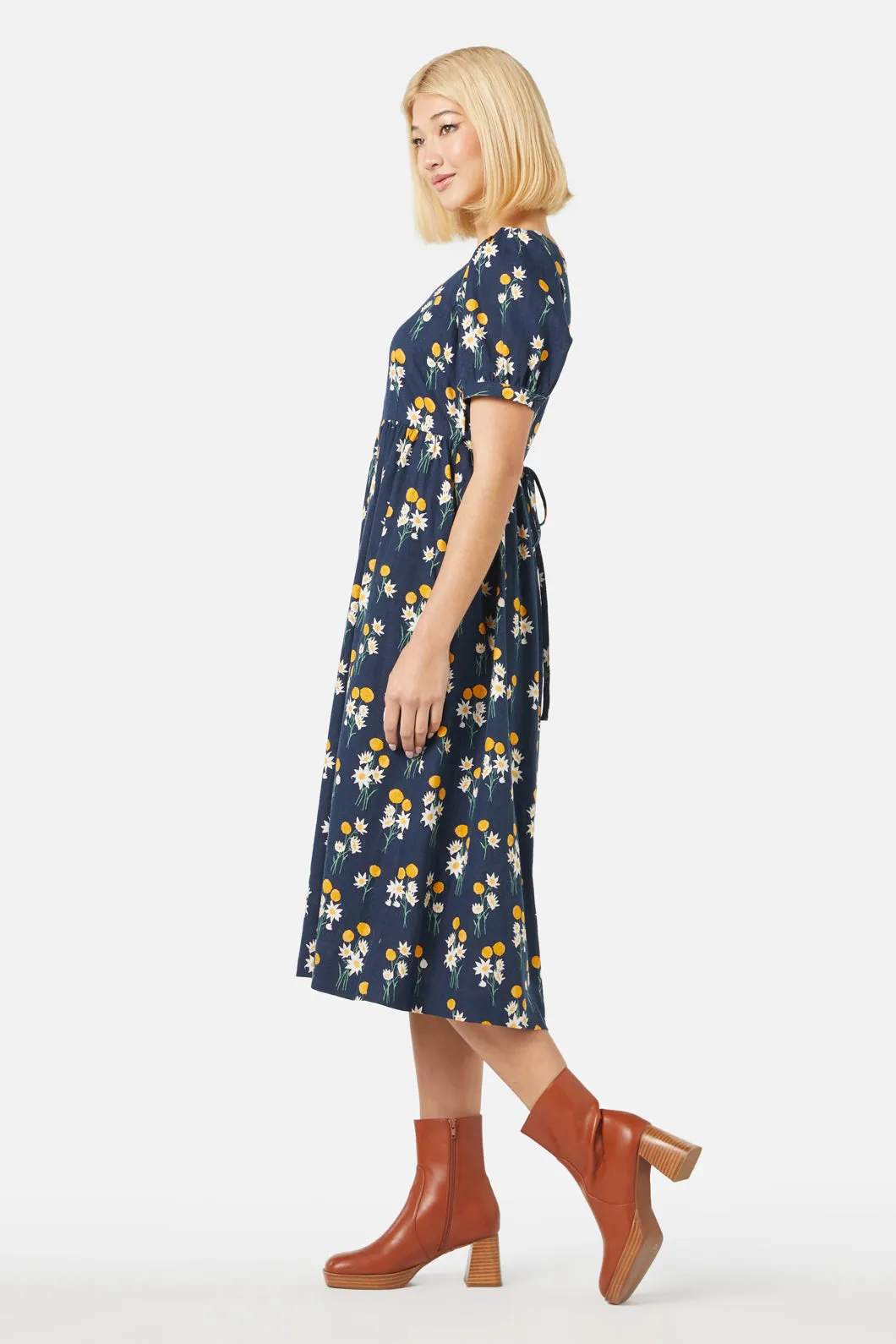 Billy Button Midi Dress