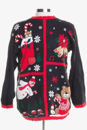 Black Ugly Christmas Pullover 46989