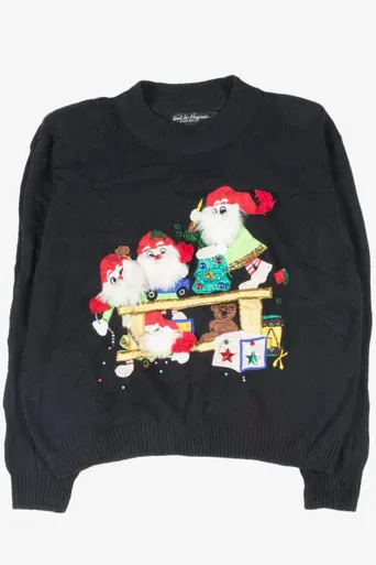 Black Ugly Christmas Pullover 51787