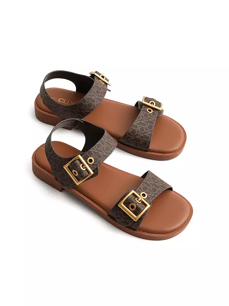 Blackberry Flat Sandals