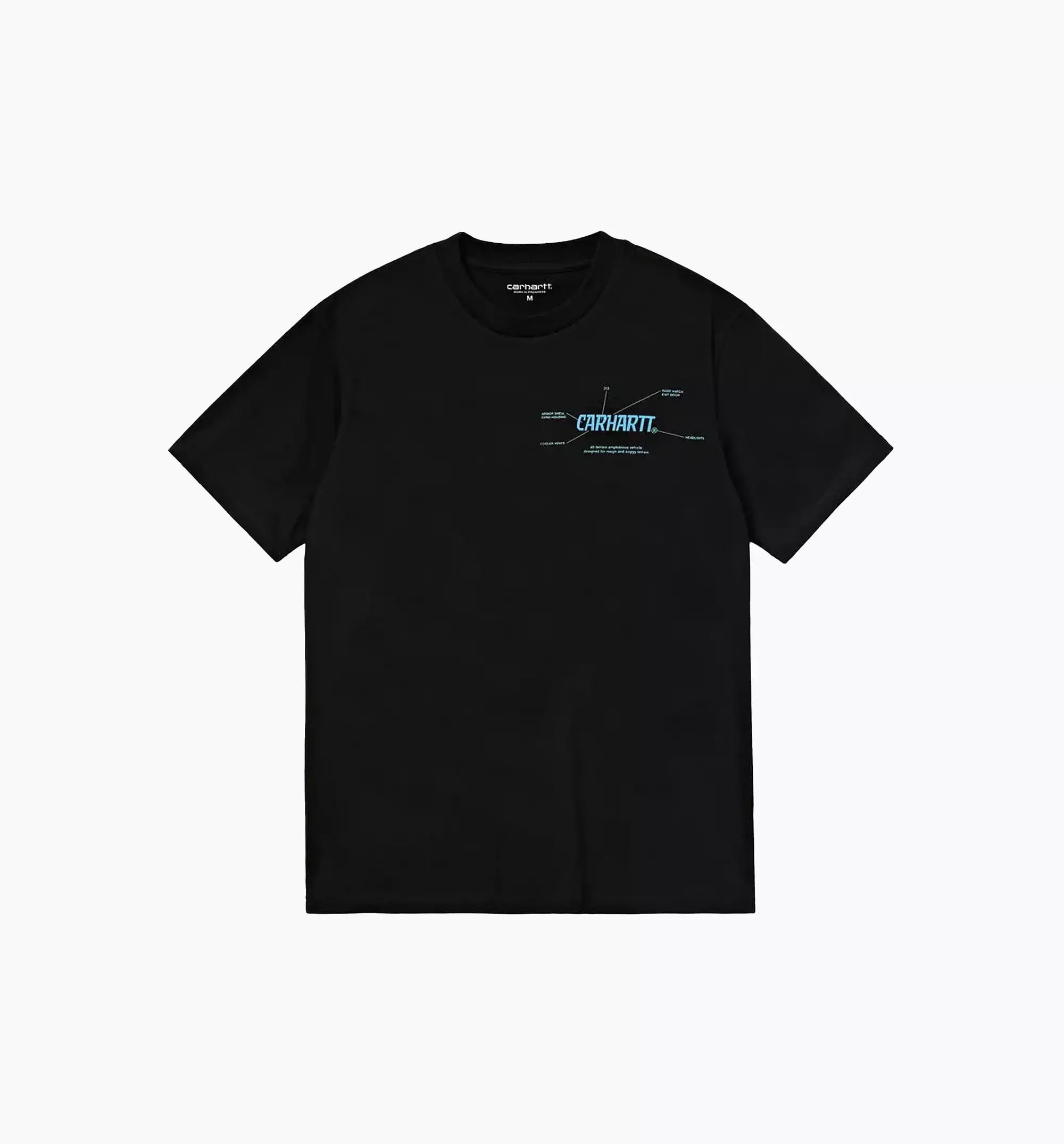 Blueprint Tee Mens T-Shirt - Black