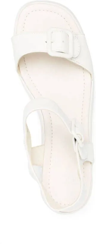 Camper Kaah buckled wedges White