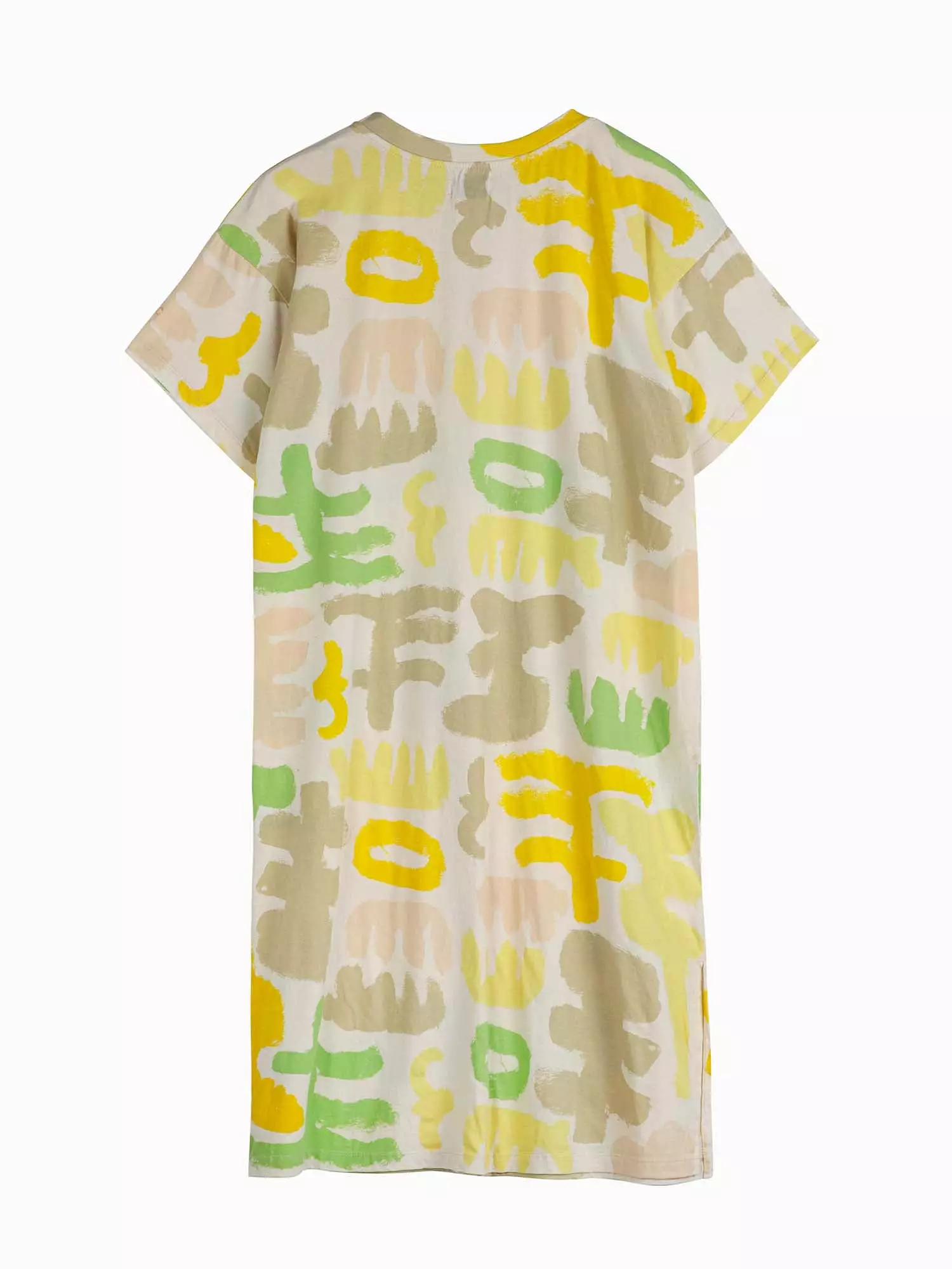 Carnival Print Long T-shirt Dress