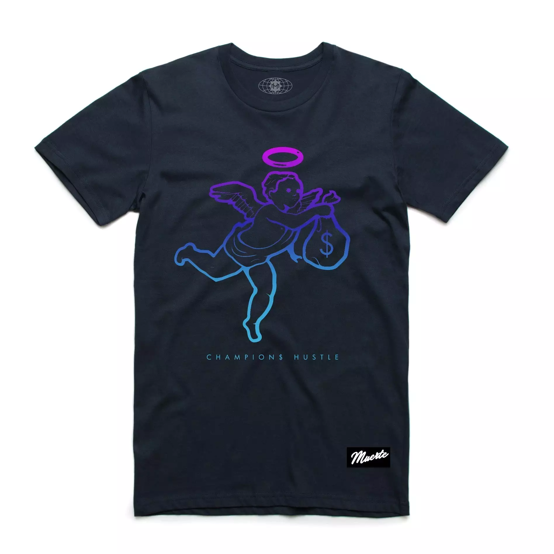 Champions Angel Gradient Tee Navy