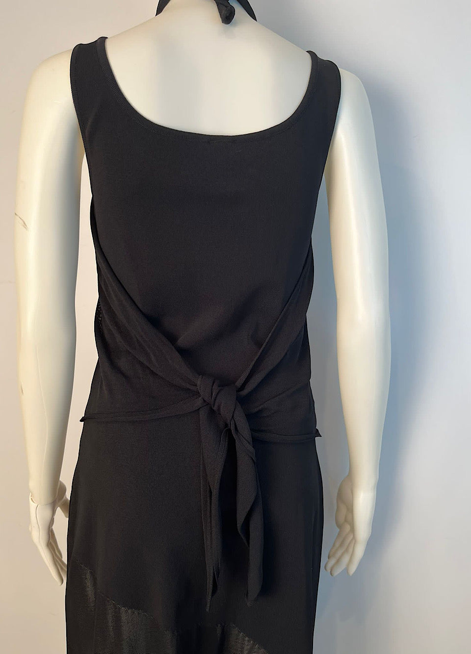 Chanel 02C 2002 Cruise Resort 2 pc Black Dress FR 38 US 4/6