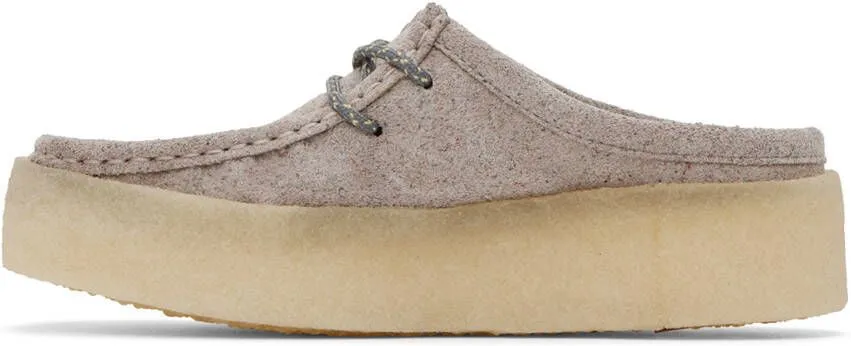 Clarks Originals Gray Wallabee Cup Lo Oxfords