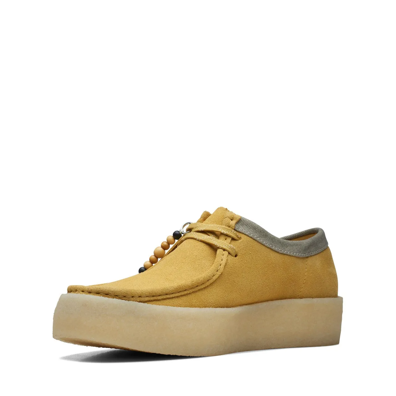 Clarks Originals Wallabee Cup Men's Yellow Suede Oxfords 26170044