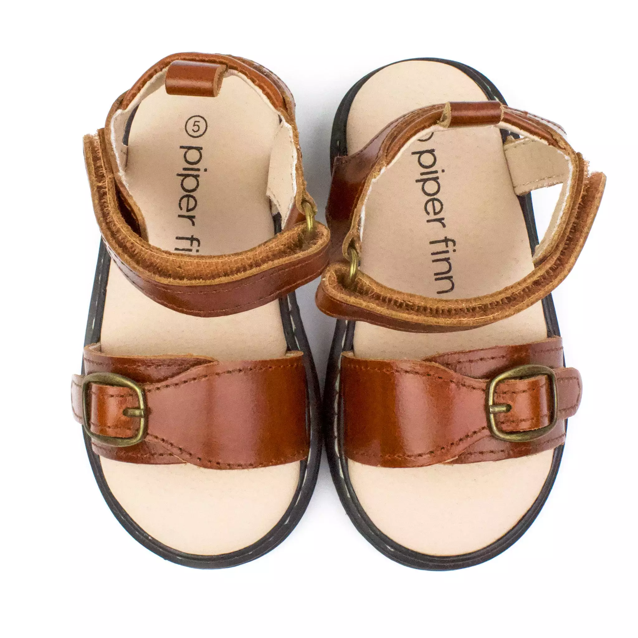 Cognac - Lug Sole Sandal