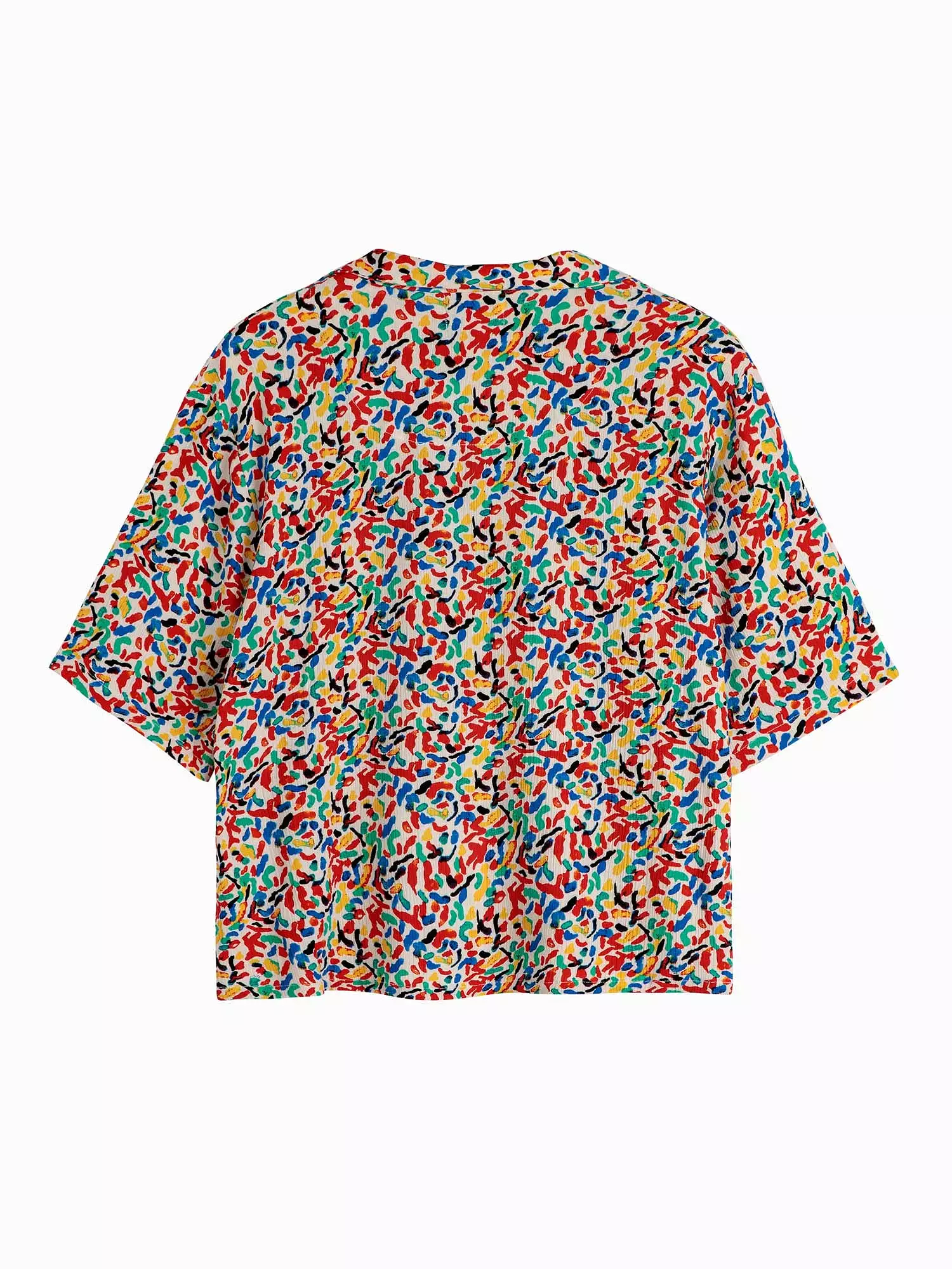 Confetti Print Short Sleeve Shirt