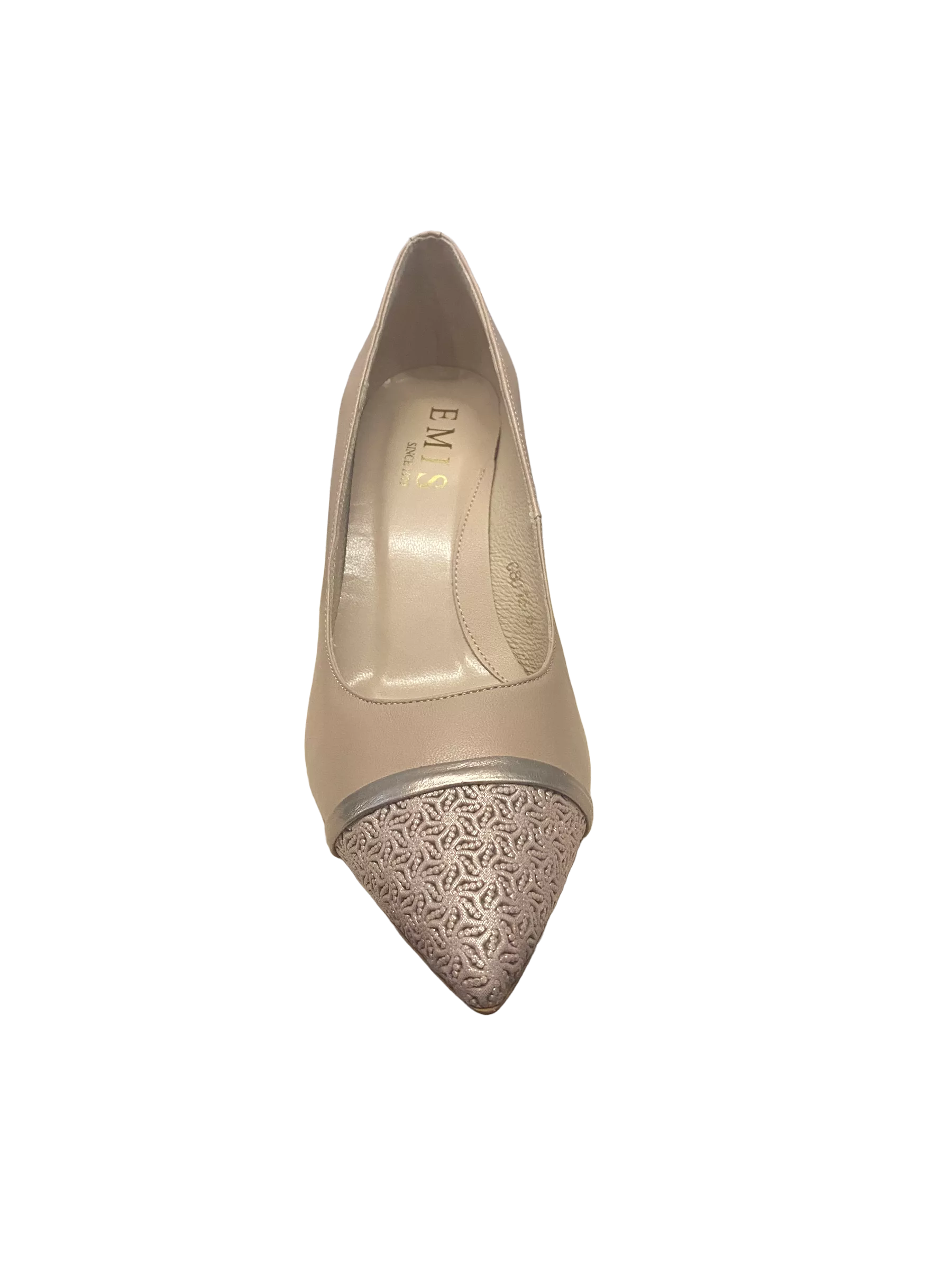 EMIS Nude Heeled Dress Shoe