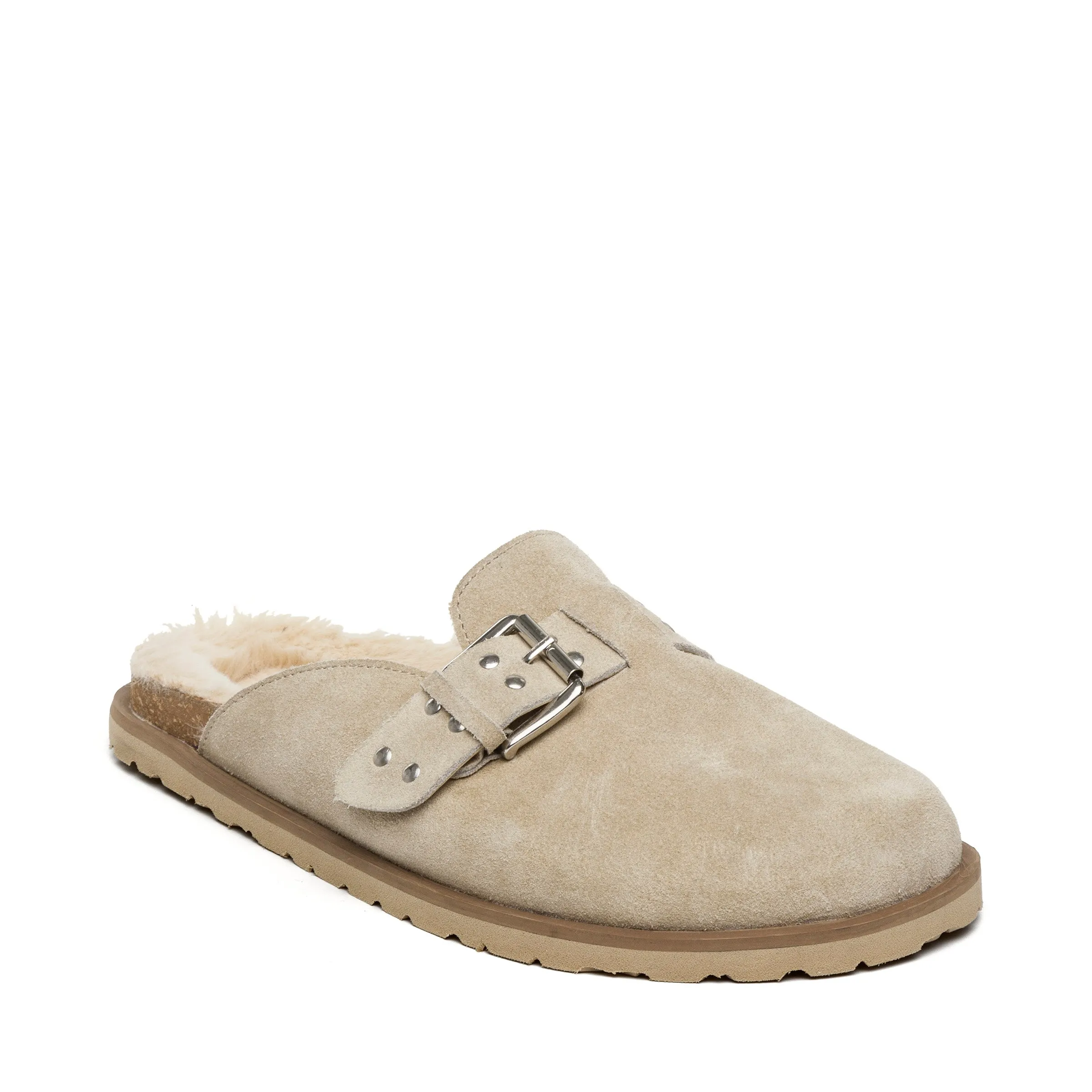 Evergreen Mules SAND SUEDE