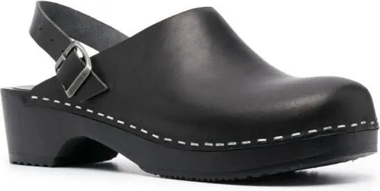 Filippa K x Swedish Hasbeens 48mm leather mules Black