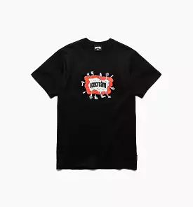 Flight Short Sleeve Tee Mens T-Shirt - Black/Red