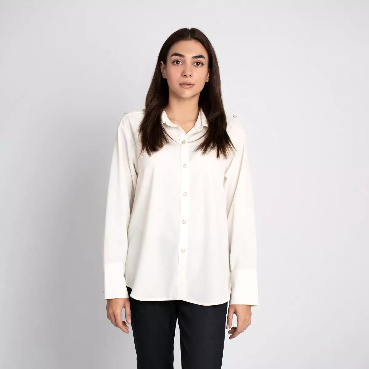 Georgette Regular Shirt - HSSW3230016