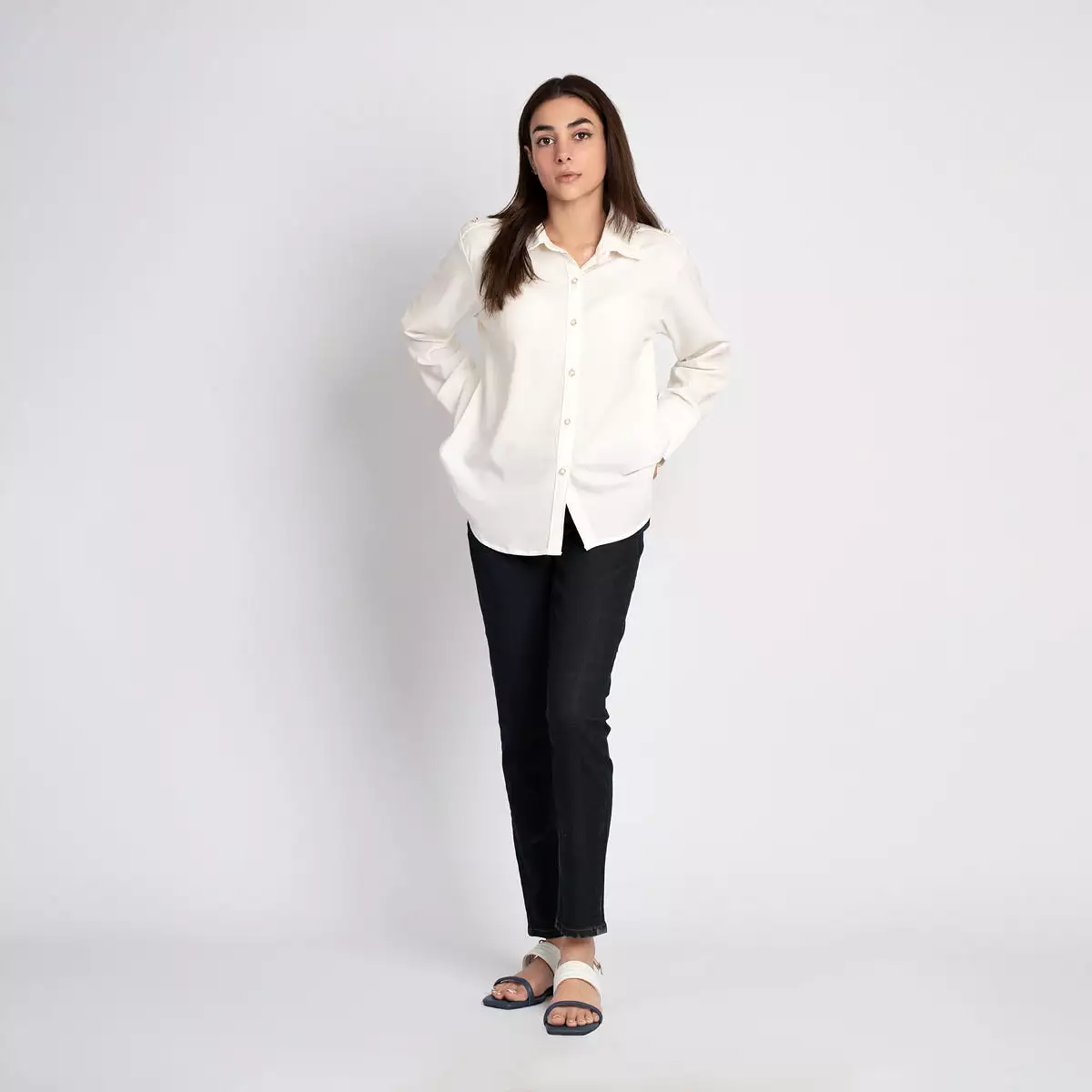 Georgette Regular Shirt - HSSW3230016