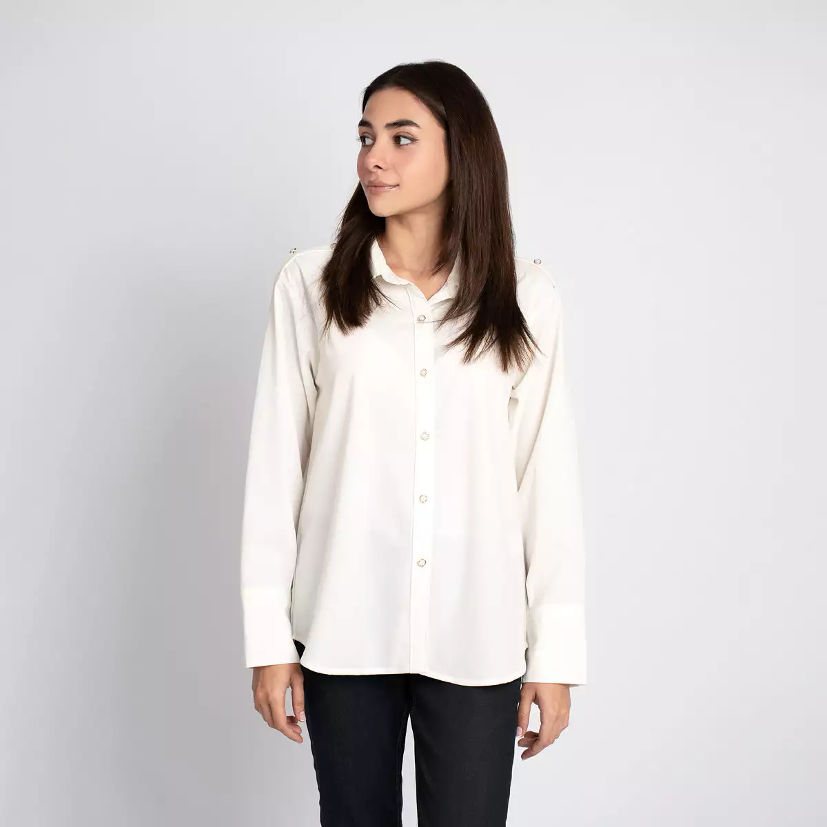 Georgette Regular Shirt - HSSW3230016