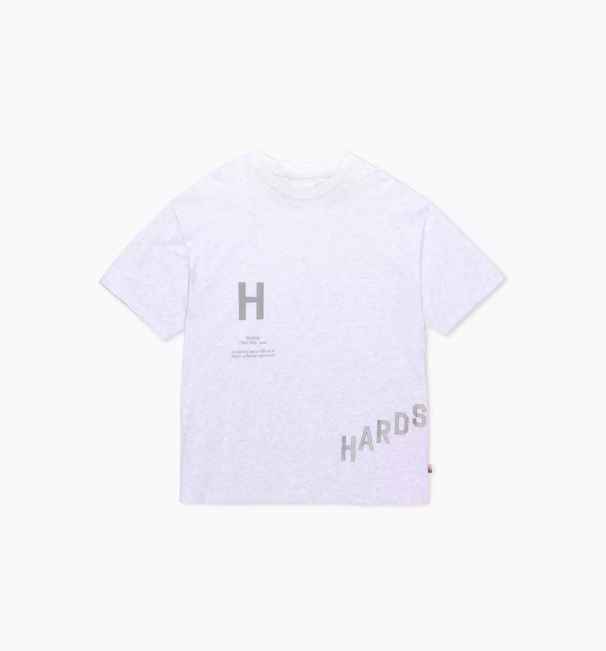 Hardship Mens Short Sleeve Shirt - Grey