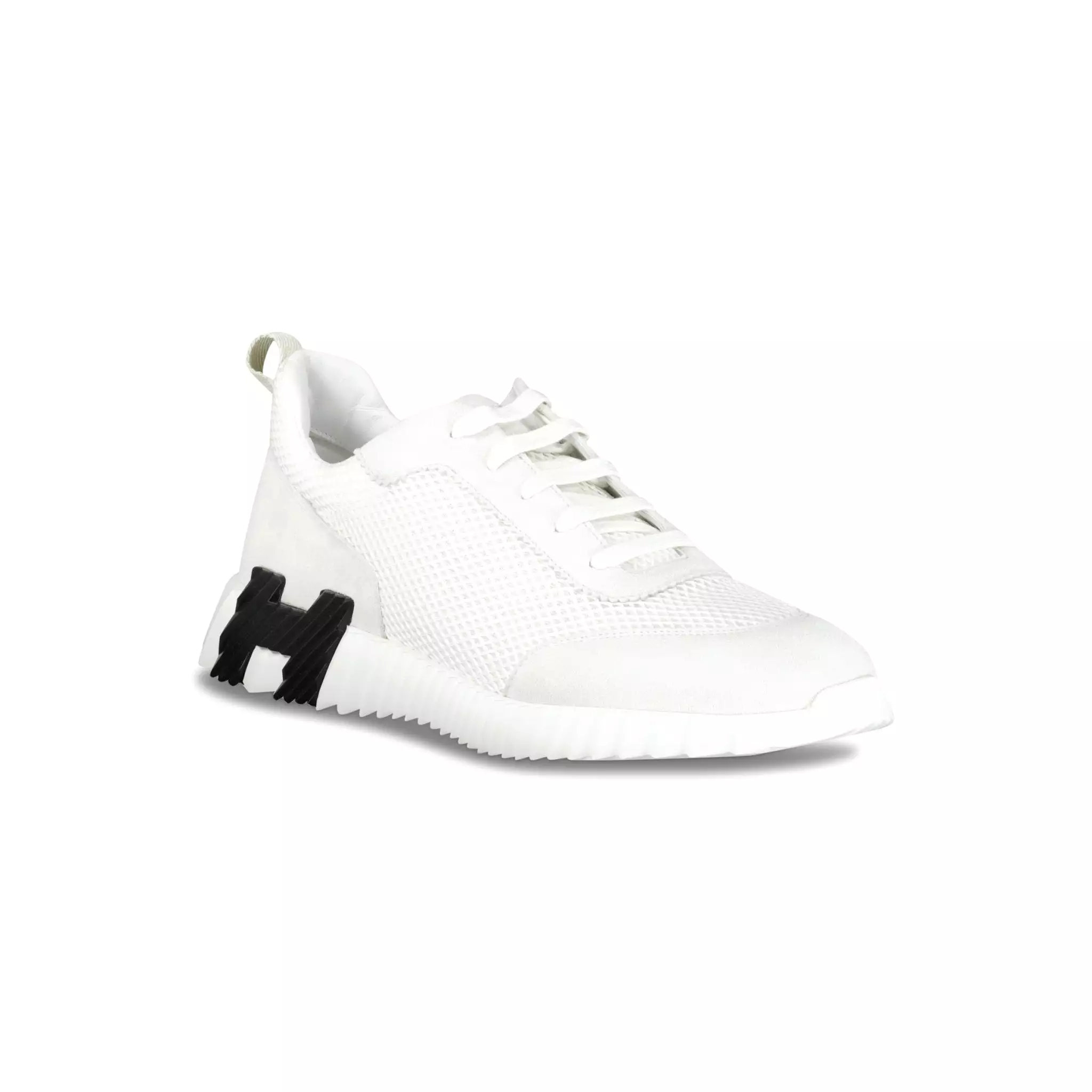 HERMES BOUNCING SNEAKER WHITE / BLACK MESH