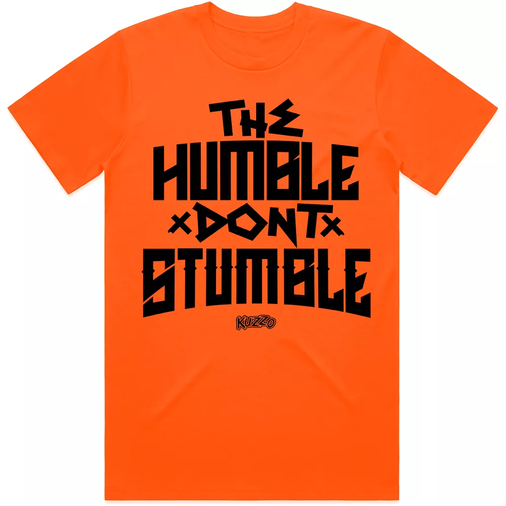 HUMBLE : Blood Orange Sneaker Tees Shirt (black ink)