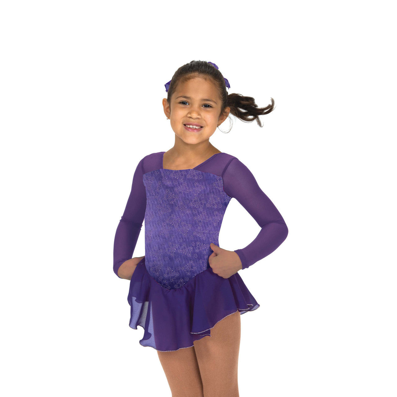 Jerry's 671 Youth 8-10 Purple Papillon Skate Dress