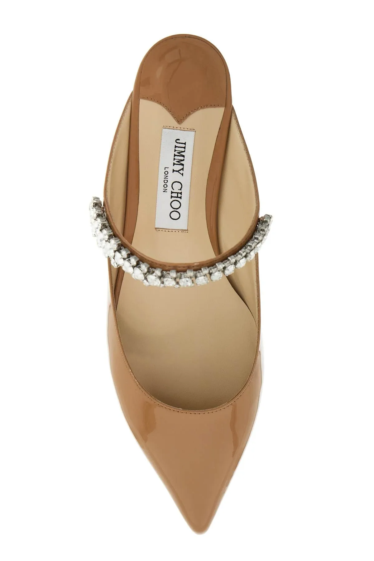 Jimmy Choo Bing Flat Mules   Beige