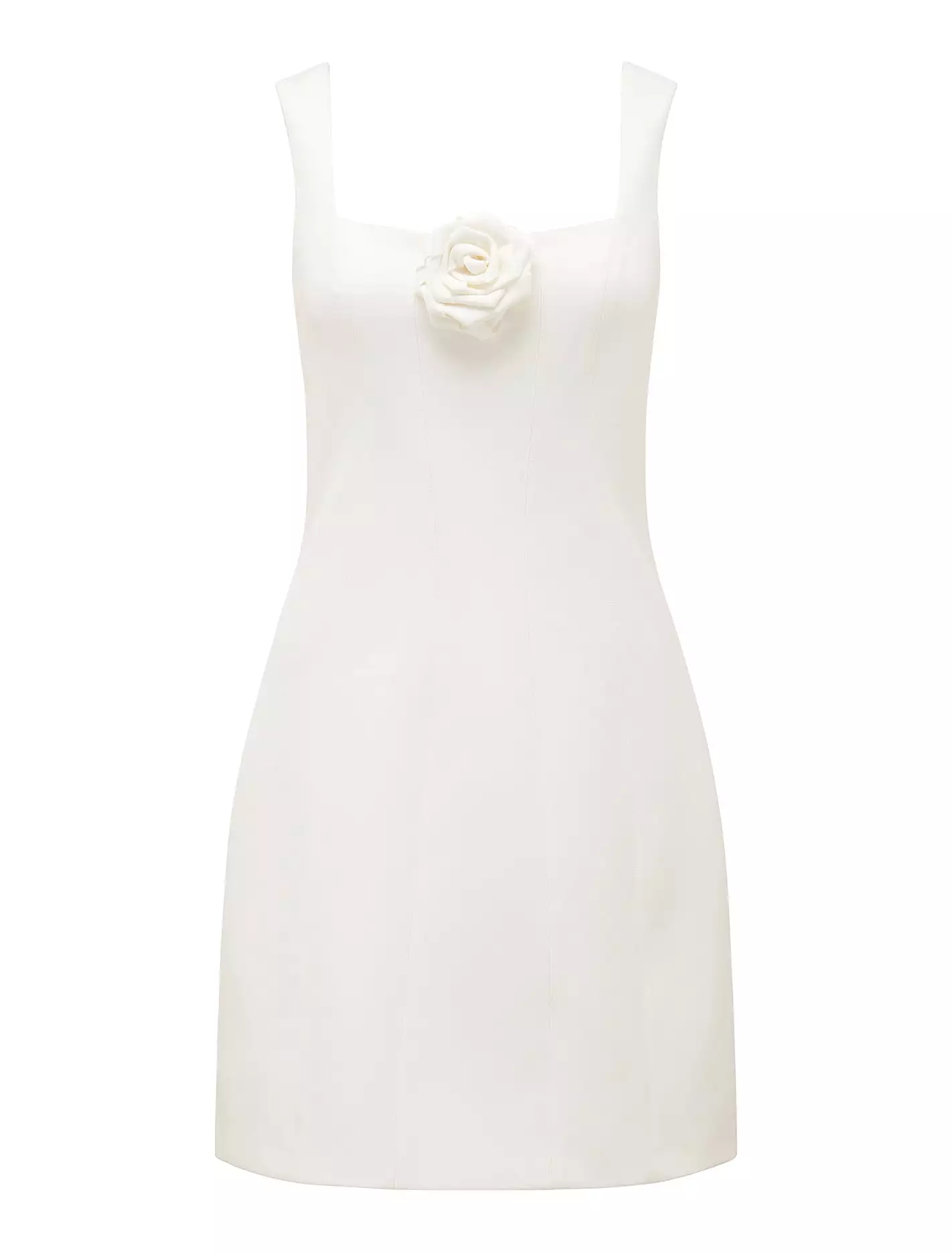 Kate Structured Rosette Mini Dress