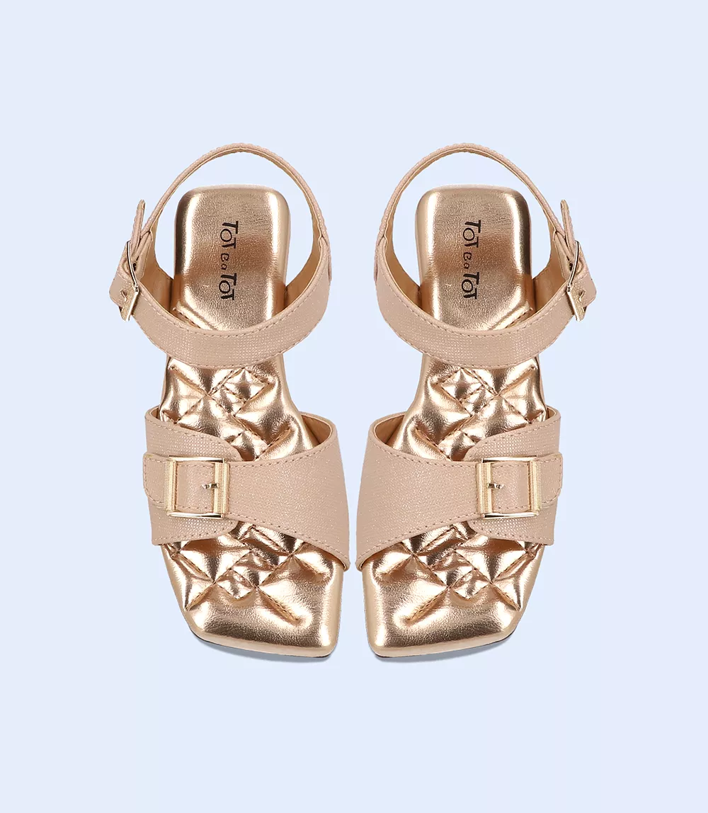 KG0028-CHAMPAGNE-Girls Casual Sandal