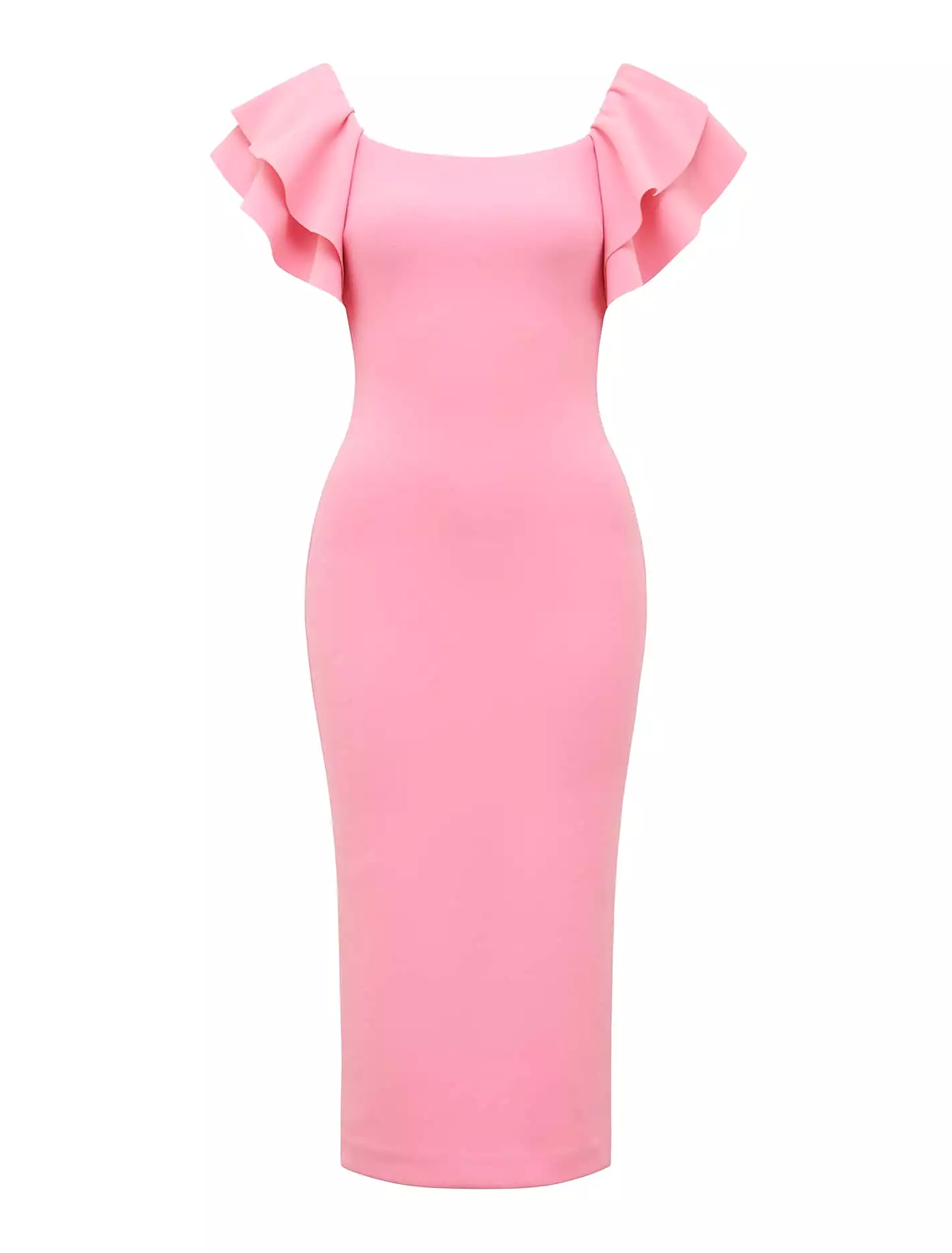 Kiki Petite Frill Sleeve Bodycon Dress