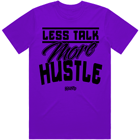 LESS TALK : Sneaker Shirt to Match : Purple