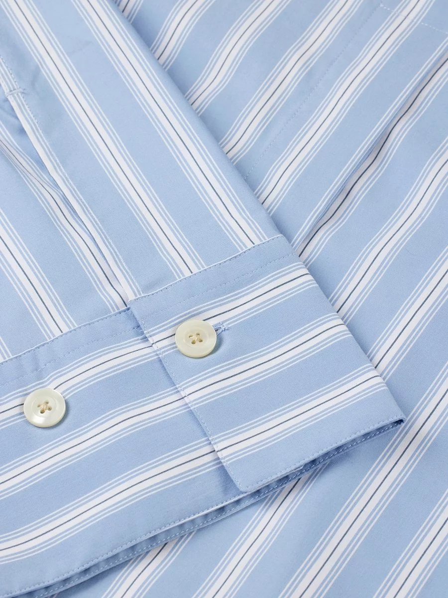 Libertine Iron 3445 Blue Stripe Shirts