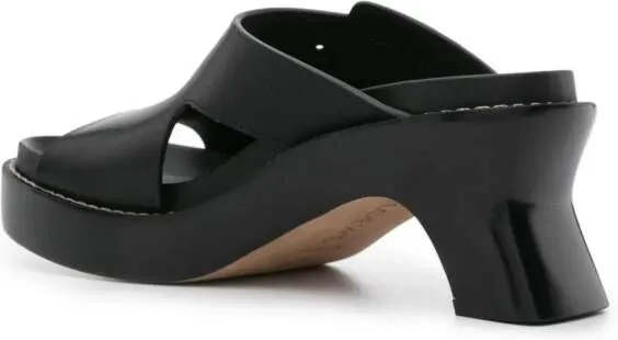 LOEWE 70mm Ease buckle-straps mules Black