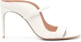 Malone Souliers Carlotta 90mm leather mules White