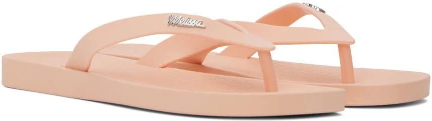 Melissa Yellow Sun Long Beach Flip Flops