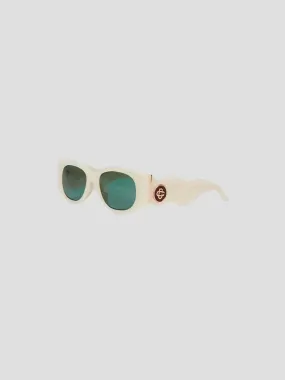 Memphis Wave Sunglasses in Cream