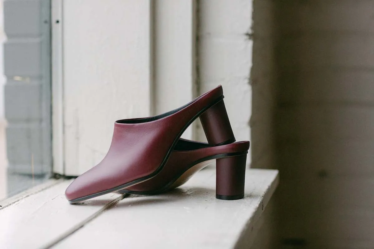 Micol Mules - Plum