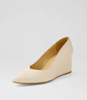 MOLLINI Meed Vanilla Leather Wedges