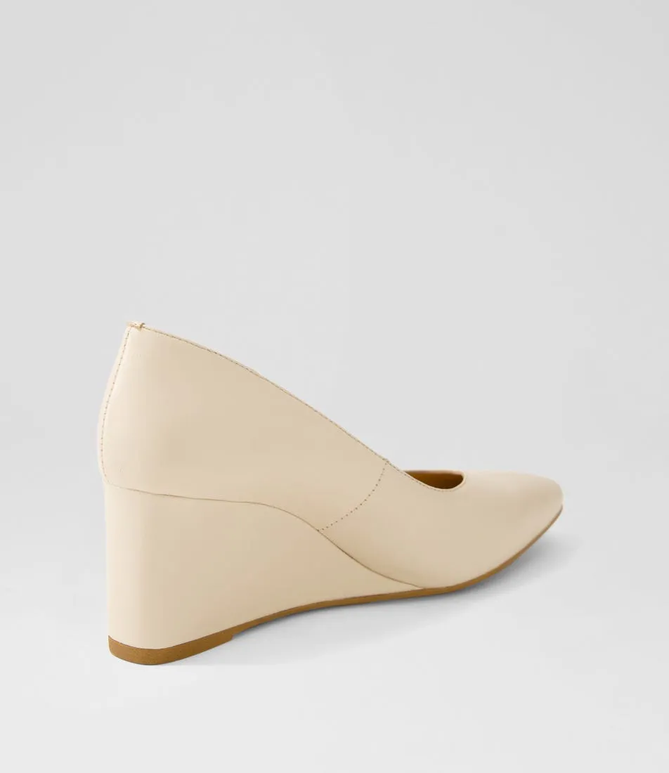 MOLLINI Meed Vanilla Leather Wedges