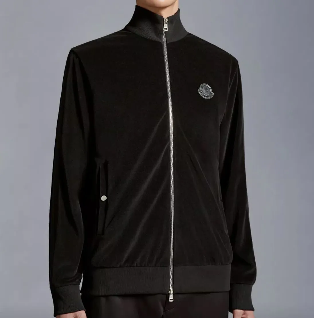 MONCLER  |Chenille Zip-Up Sweatshirt