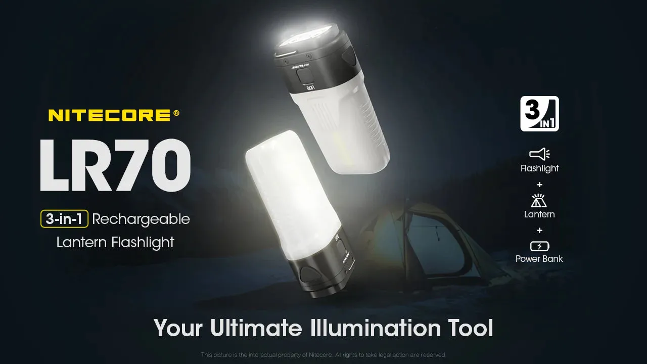 Nitecore LR70 - 3000 lumens