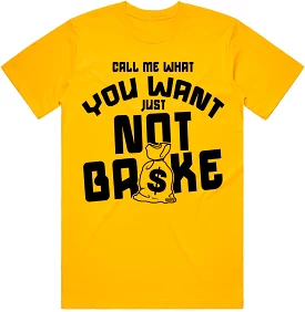 NOT BROKE : Gold Sneaker Tees Shirt (black ink)